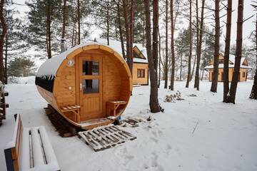 Фото номера Шале с двумя спальнями Шале Sosnowa Osada г. Cieszanów 27