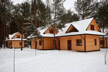 Фото номера Шале с двумя спальнями Шале Sosnowa Osada г. Cieszanów 24
